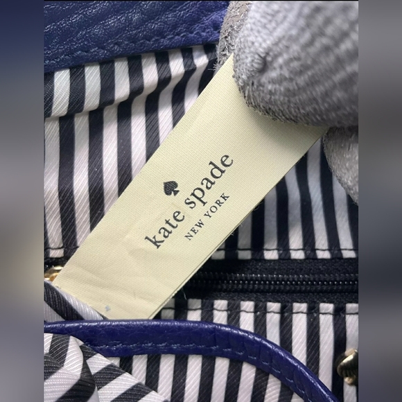 Kate spade new york Healy Lane Lawrie Shoulder Flap Bag Purse Blue Purple color - Picture 8 of 8
